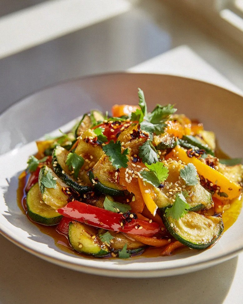 Zartes Ofengemüse mit Chili-Sesam-Knusper – Schritt 2