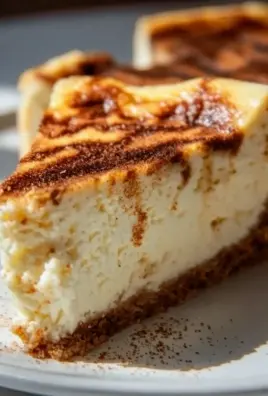Zimtschnecken Käsekuchen mit Keksboden – Süße Verführung!