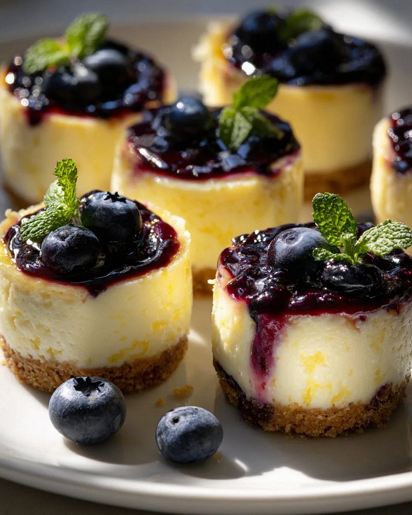 Zitronen-Heidelbeer-Cheesecakes: Saftig, mini & unwiderstehlich – Schritt 1